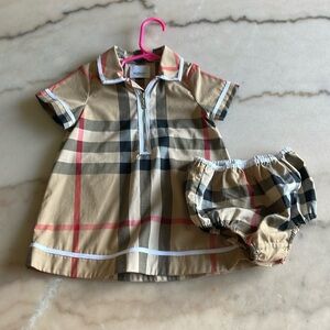 12m girl baby Burberry dress